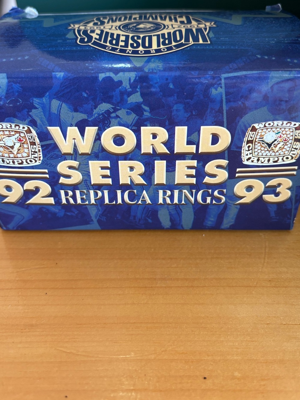 🔮Toronto Blue Jays🔮World Series Replica Rings 92-93 Collectible Box-NWOT